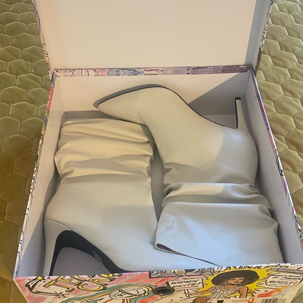 Jeffrey Campbell Ivory Guillot Boot, 10